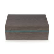Zino humidor z80 grey oak / cyan