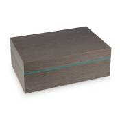 Zino humidor z80 grey oak / cyan