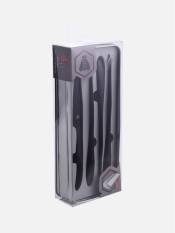 Laguiole, Black steak knives 4pcs
