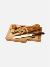 Laguiole, Bread bamboo cutting board with bread knife