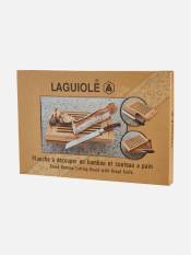 Laguiole, Bread bamboo cutting board with bread knife