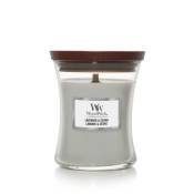 Woodwick geurkaars medium, lavender & cedar