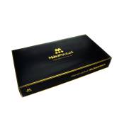 Manopoulos, Walnoot Replica Backgammon met Zwarte en Eiken punten