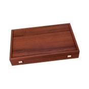 Manopoulos, Walnoot Replica Backgammon met Zwarte en Eiken punten