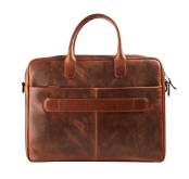 Maverick, lederen business tas met laptopvak