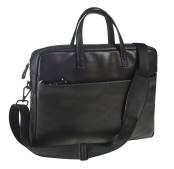 Maverick, lederen business tas met laptopvak