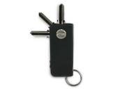 Garzini, Lusso Key Holder, Carbon Black