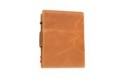 Garzini, Metal Wallet Holder, Brushed Cognac