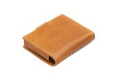 Garzini, Metal Wallet Holder, Brushed Cognac