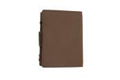 Garzini, Metal Wallet Holder, Java Brown