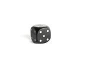 Authentic Models - Black Dice Box w/5 Dices, Silver