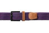 Garzini, Gevlochten riem, blauw rood