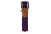 Garzini, Gevlochten riem, blauw rood