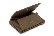 Garzini Essenziale Coin Pocket Magic Wallet, Java Brown