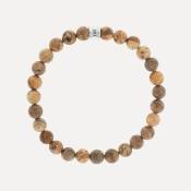 Steel & Barnett, Stones armband Basic, Wood M