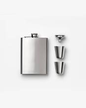 Printworks The Essentials - Hip Flask, Dark Blue