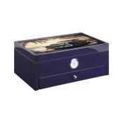 Morici, Humidor Roma Special Club Edition - Blue Car Digital Stamp